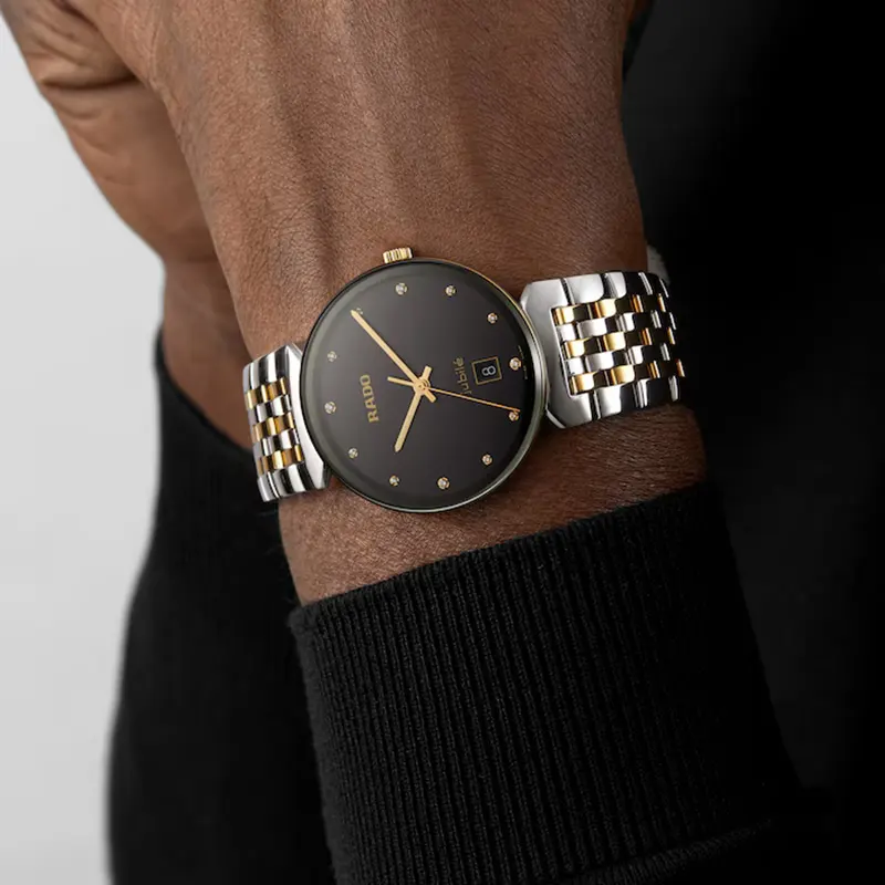 Rado Florence Diamonds Classic Black Dial Men's Watch- R48912743